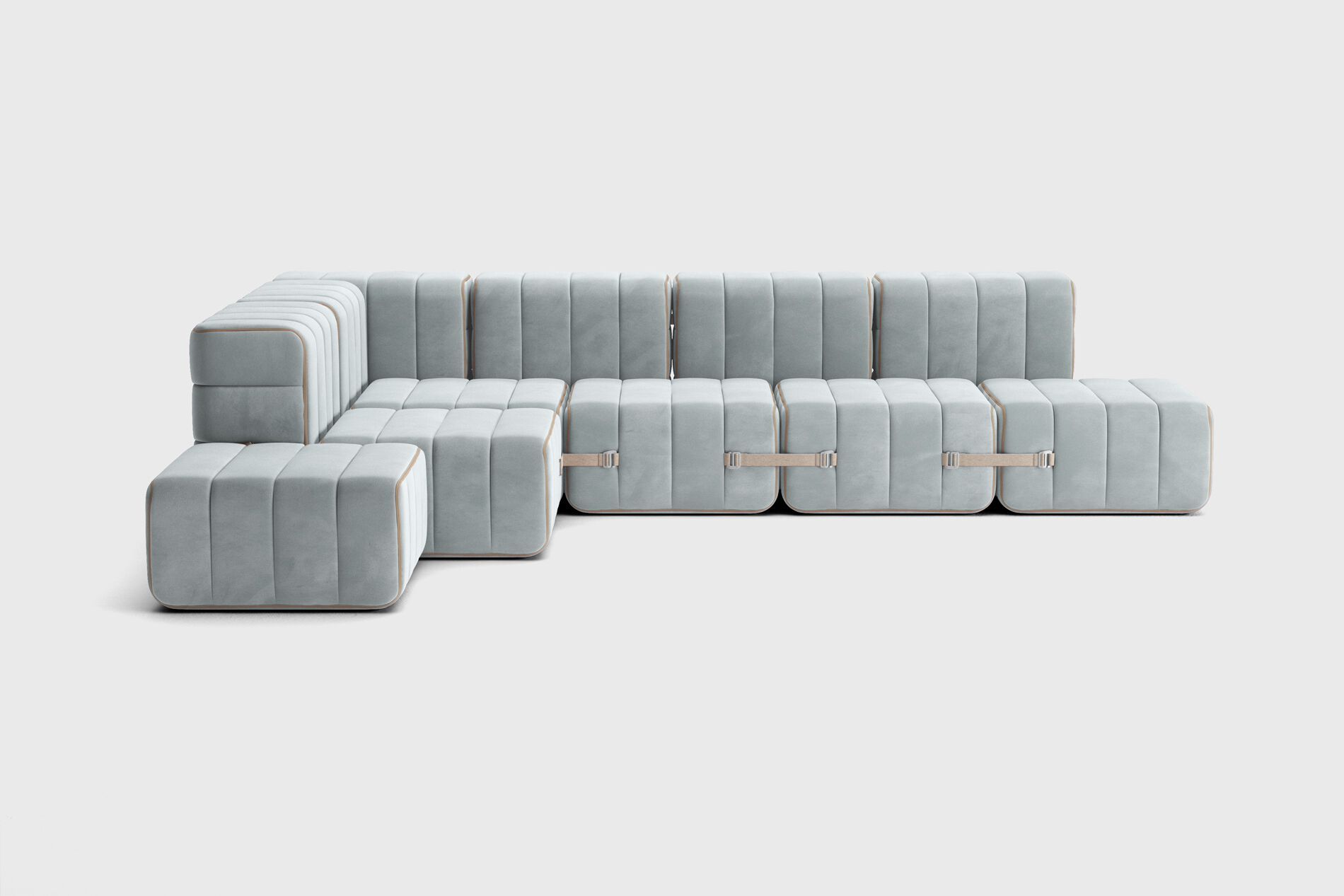 Модульный угловой диван из ткани AMBIVALENZ Curt ARCH-00083106 - Вид №30