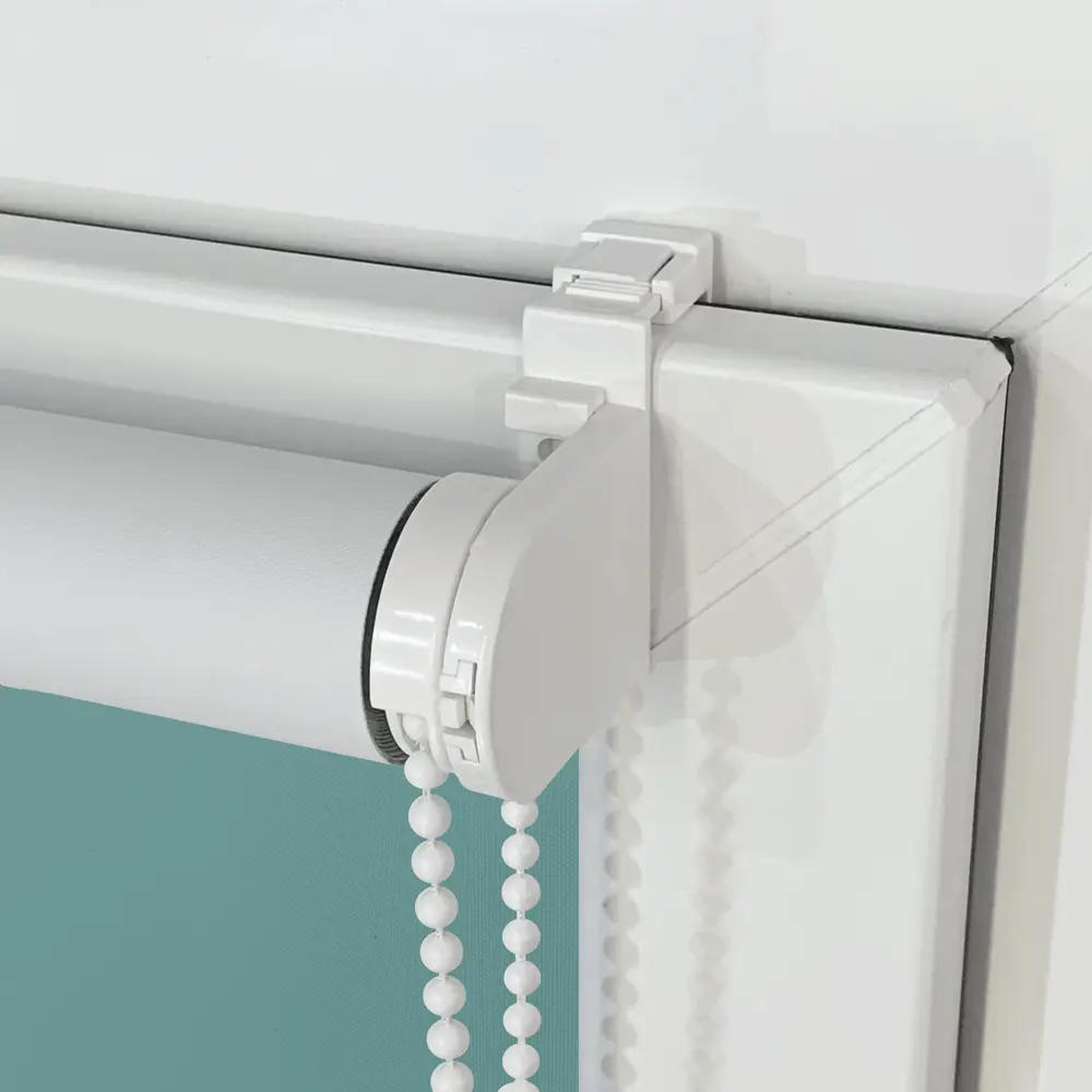 Штора рулонная блэкаут Inspire Santos 80x250 см бирюзовая Celadon 2 STLM-2097750 - Вид №1