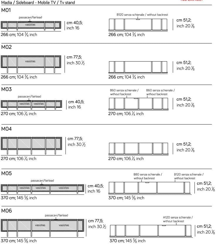 Шкаф для телевизора с откидными дверцами Amura система мнения 2 ARCH-00108552 - Вид №7