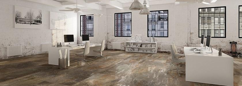 APAVISA Стены / напольная плитка из керамогранита под металл Metallo sun-id-1454763 - Вид №3