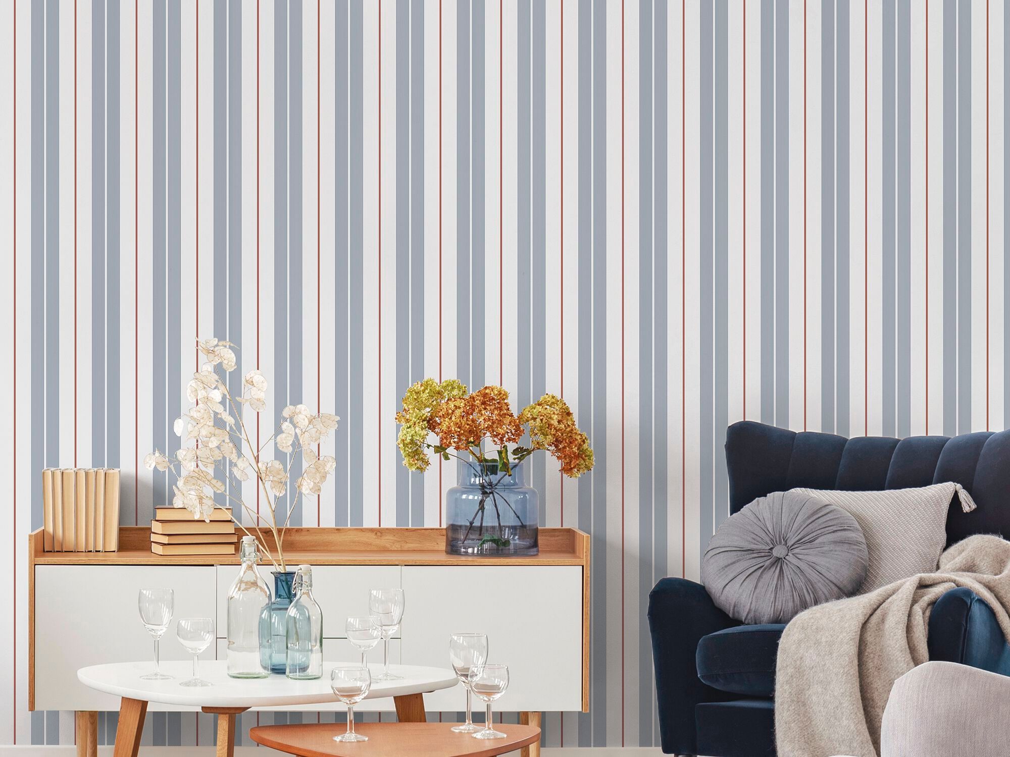 Полосатые обои ICH Essential Stripes ARCH-00035238