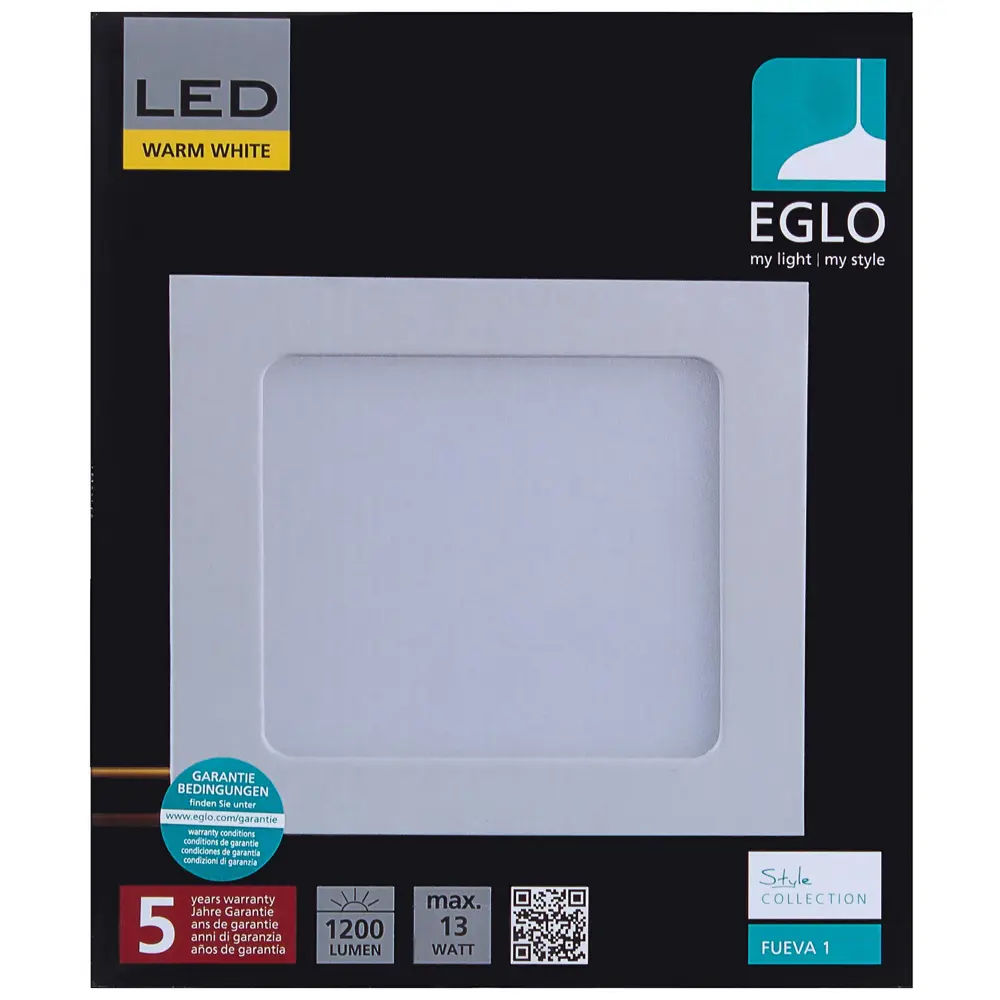 Панель светодиодная встраиваемая Fueva 3000K 170х170 мм Eglo STLM-2025030 - Вид №4