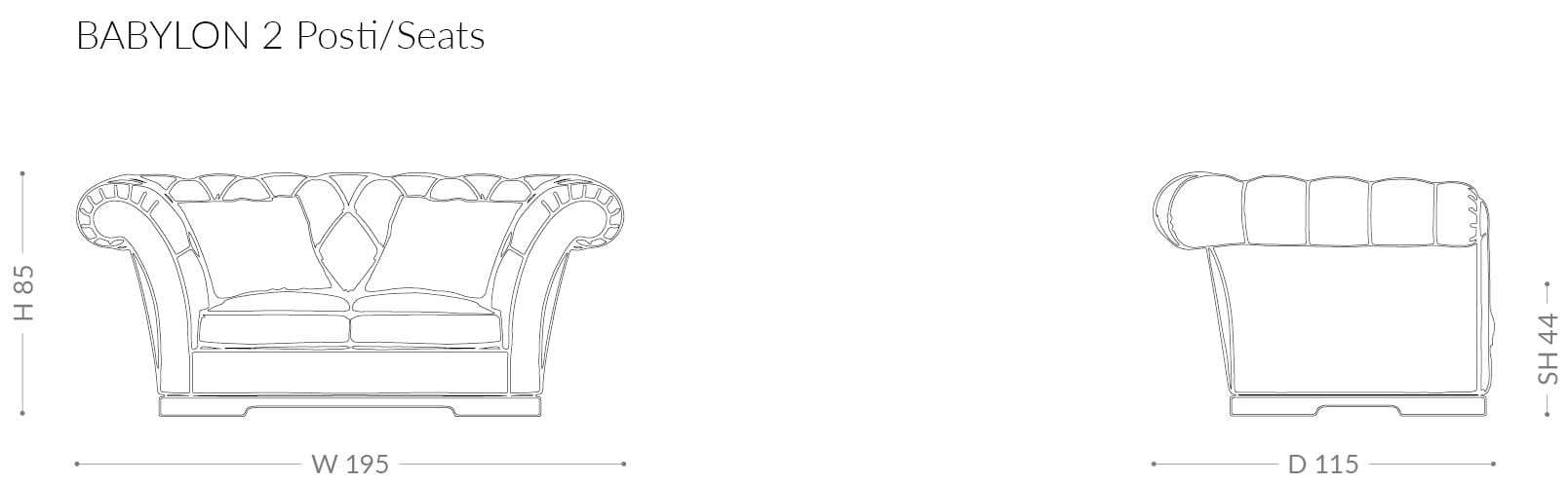 Кожаный диван BRUNO ZAMPA BABYLON ARCH-00111074 - Вид №4