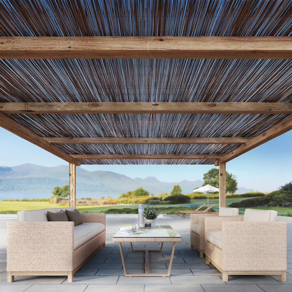 Изгородь декоративная Naterial ива 1x3 м коричневый STLM-2105330 - Вид №6