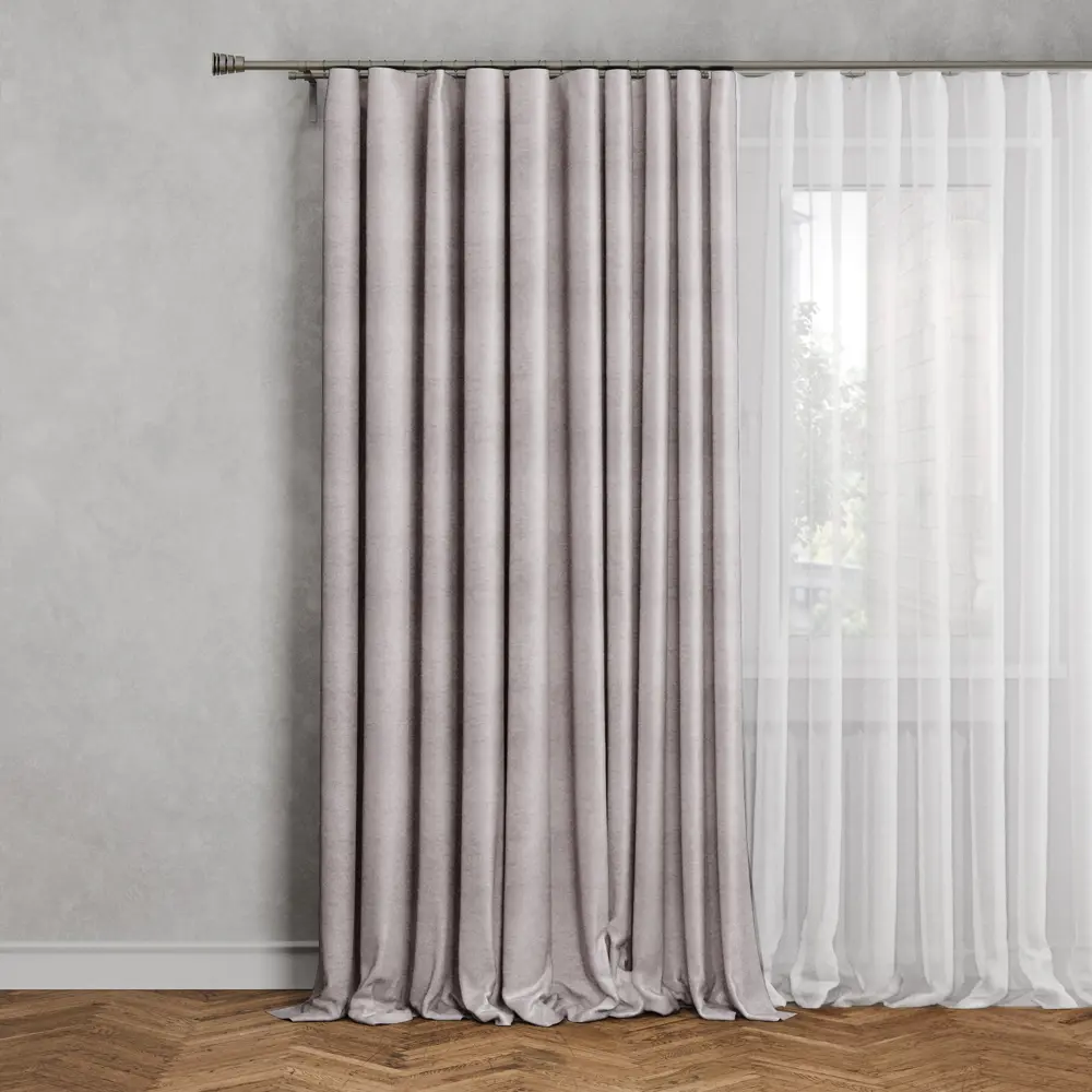 Штора на ленте Soft 160x280 см цвет бежевый MIAMOZA STLM-2065770