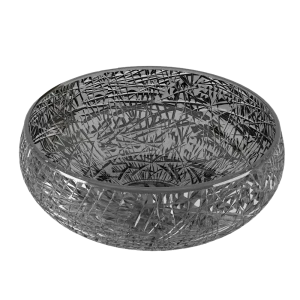 Santreyd Glass — накладная стеклянная раковина 41 см в черном цвете 89372147