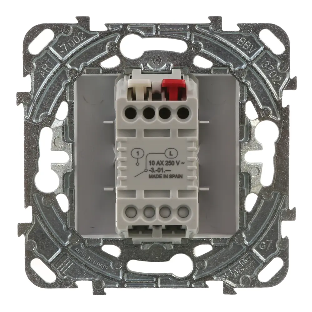Выключатель встраиваемый Systeme Electric Unica 1 клавиша, цвет белый STLM-2200896 - Вид №4