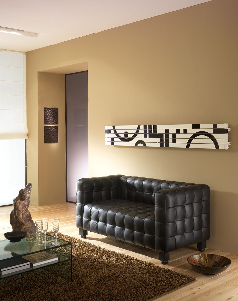 Настенный стальной вертикальный полотенцесушитель Cordivari Design Graphic Picture ARCH-00058431 - Вид №1