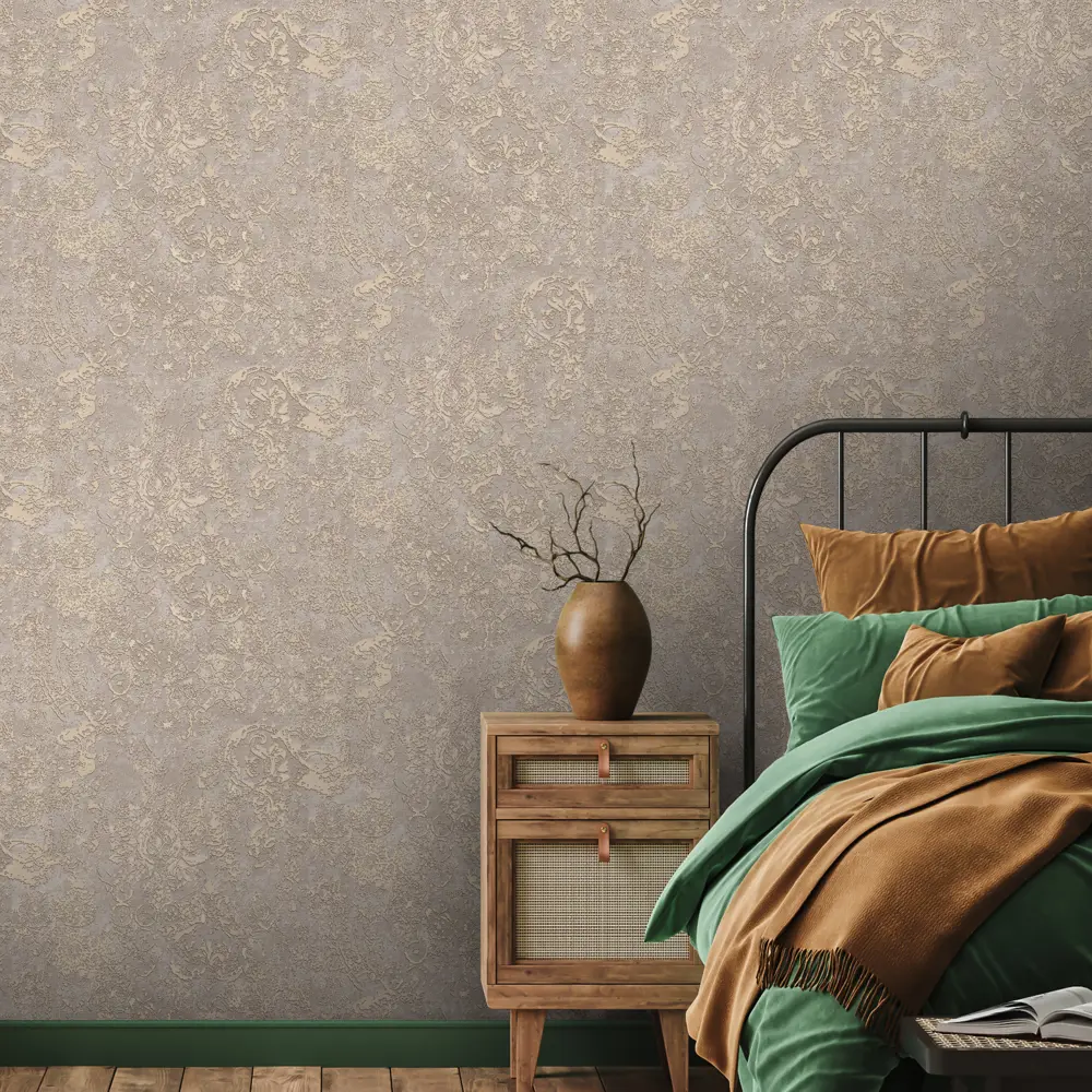 Обои флизелиновые Inspire Samarkand коричневые 1.06 м STLM-2109941 - Вид №2