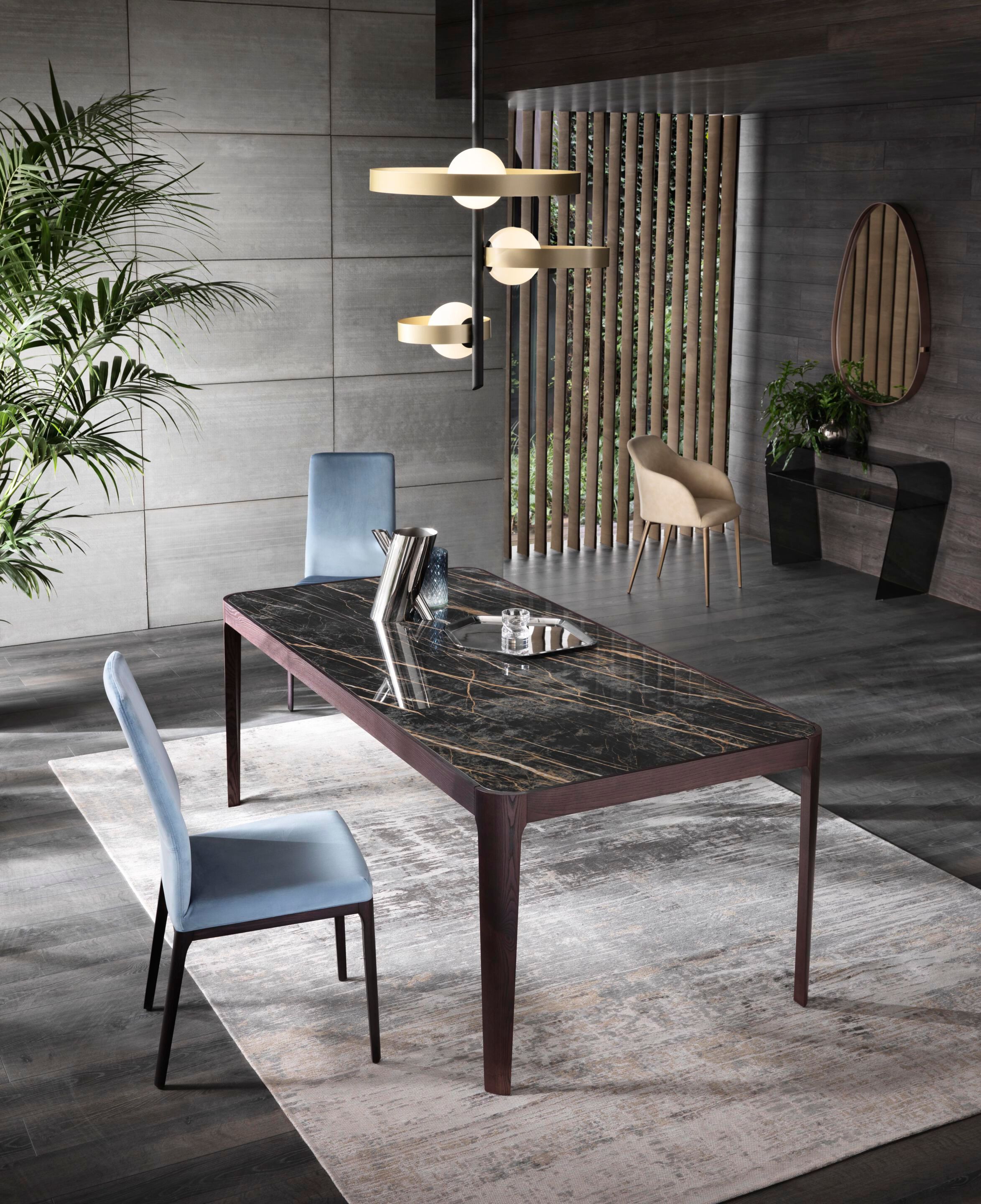 Фиксированный и выдвижной стол с керамической столешницей RIFLESSI ARCH-00144589 - Вид №1