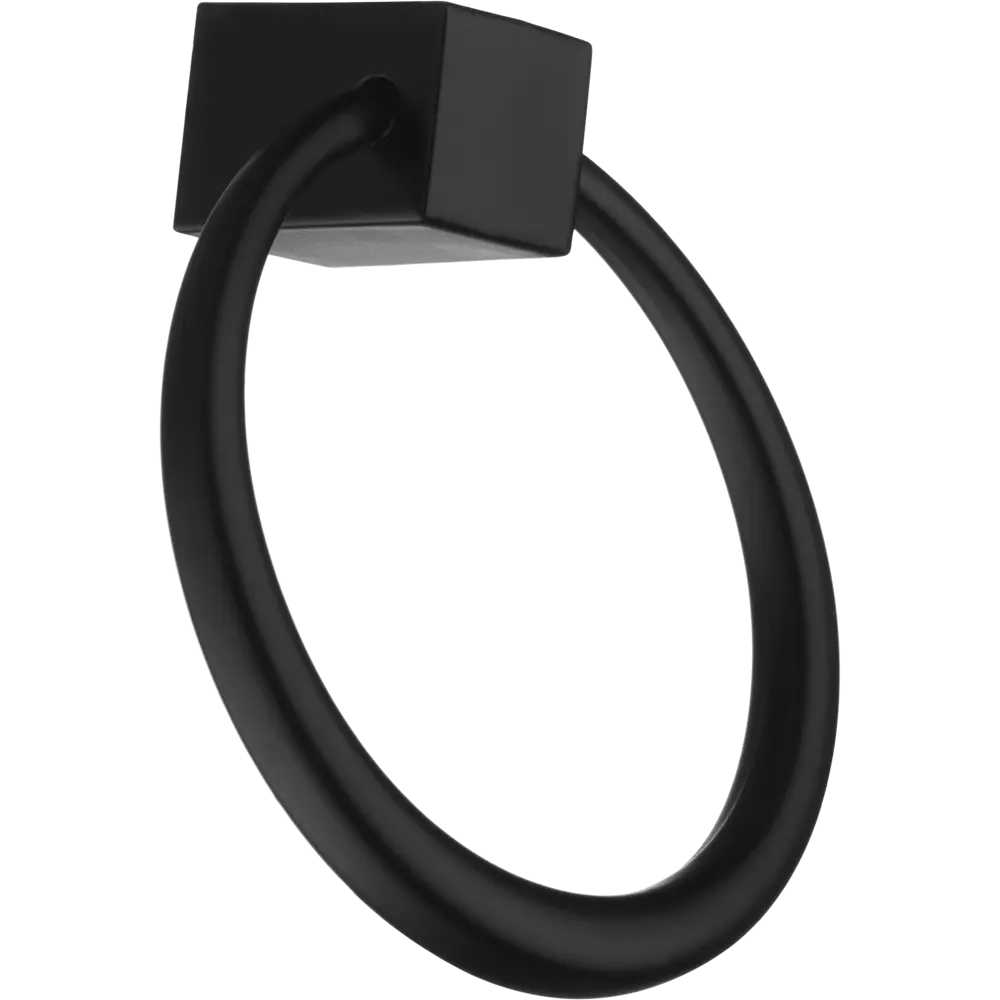 Мебельная ручка-кнопка K-1130, цвет матовый черный KERRON STLM-2204135 - Вид №1