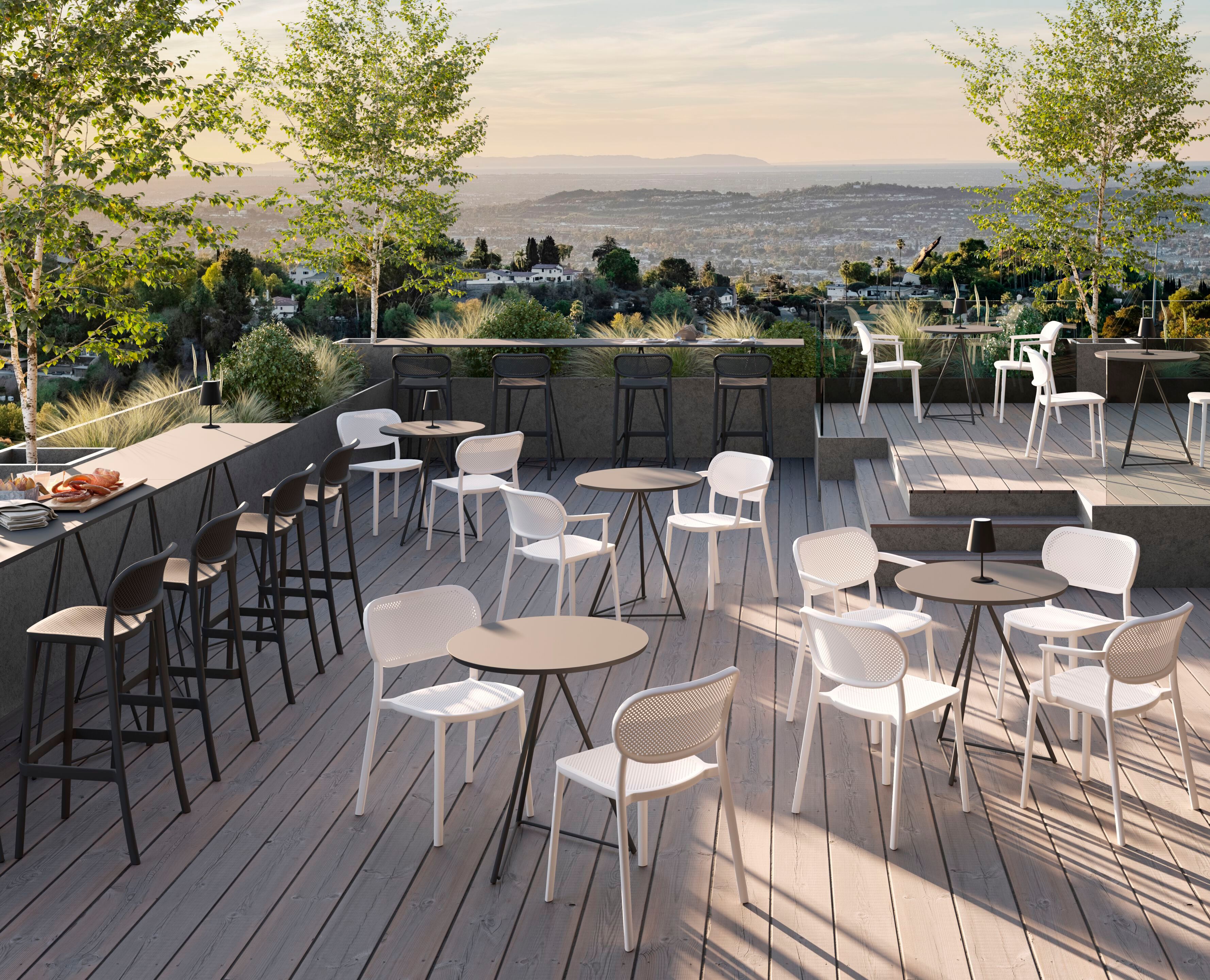 Круглый или квадратный стол из ламината или Compactop® GABER GLITTER ARCH-00097343 - Вид №2