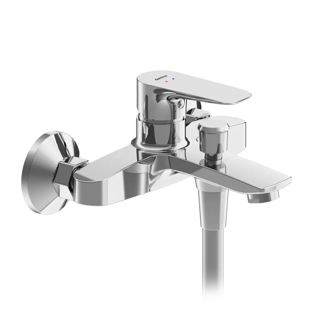 Смеситель для ванны DAMIXA Willow - хром, однорычажный 89346496 STLM-1397346