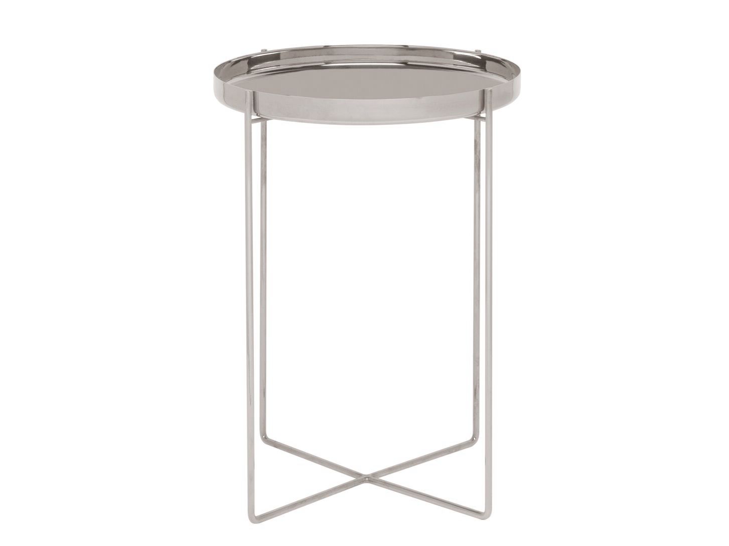 Круглый металлический журнальный столик с подносом e15 Habibi ARCH-00040117 - Вид №2