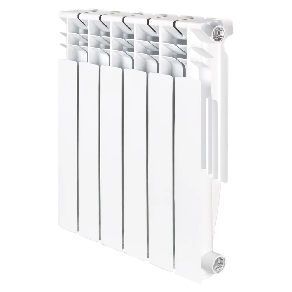 Радиатор Тепломир 500/96 6 секций алюминий белый STLM-2095574 - Вид №1