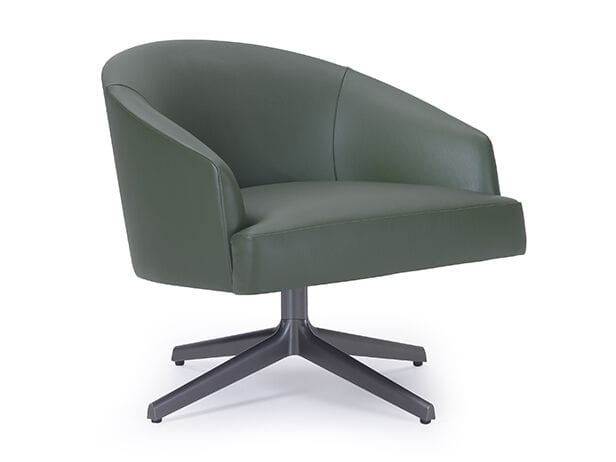Кожаное вращающееся кресло с подлокотниками i 4 Mariani Мур ARCH-00153286