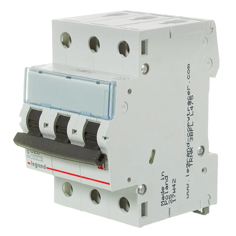 Автоматический выключатель Legrand TX3 3P C25 А 6 кА STLM-2026744