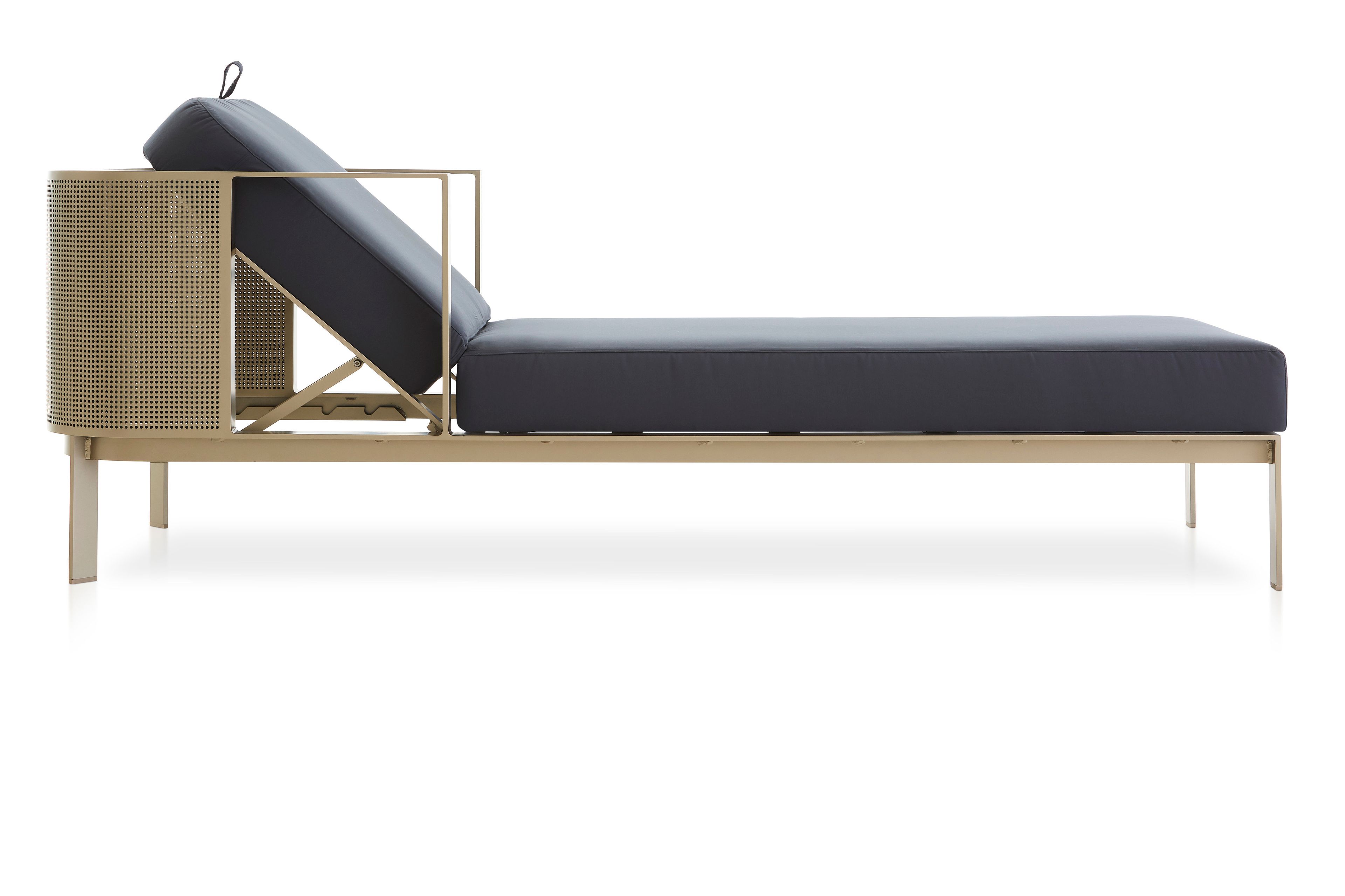 Тканевая откидная Садовая кровать с подлокотниками GANDIABLASCO Solanas ARCH-00147509 - Вид №5