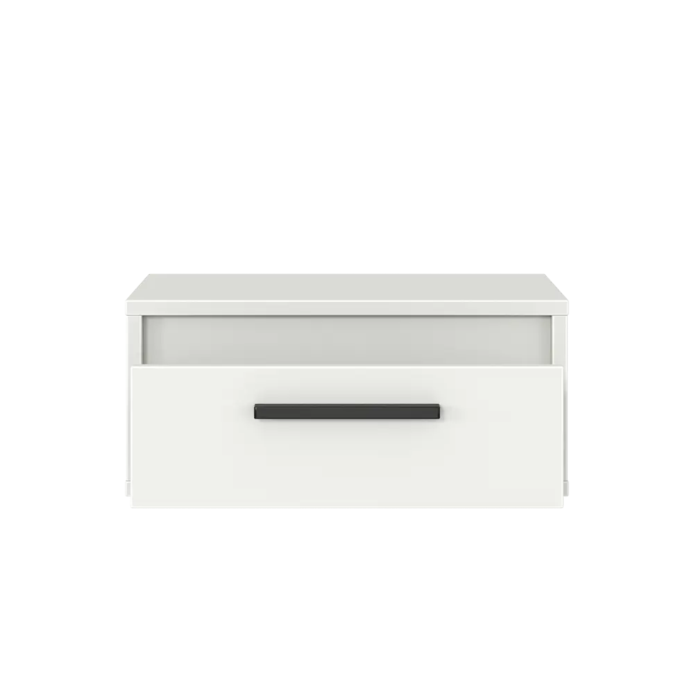 Тумба прикроватная подвесная Лион 45x20x30 см ЛДСП цвет белый Santreyd STLM-2041562 - Вид №6