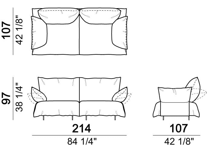 Модульный диван Arketipo BODYGUARD ARCH-00051140 - Вид №2