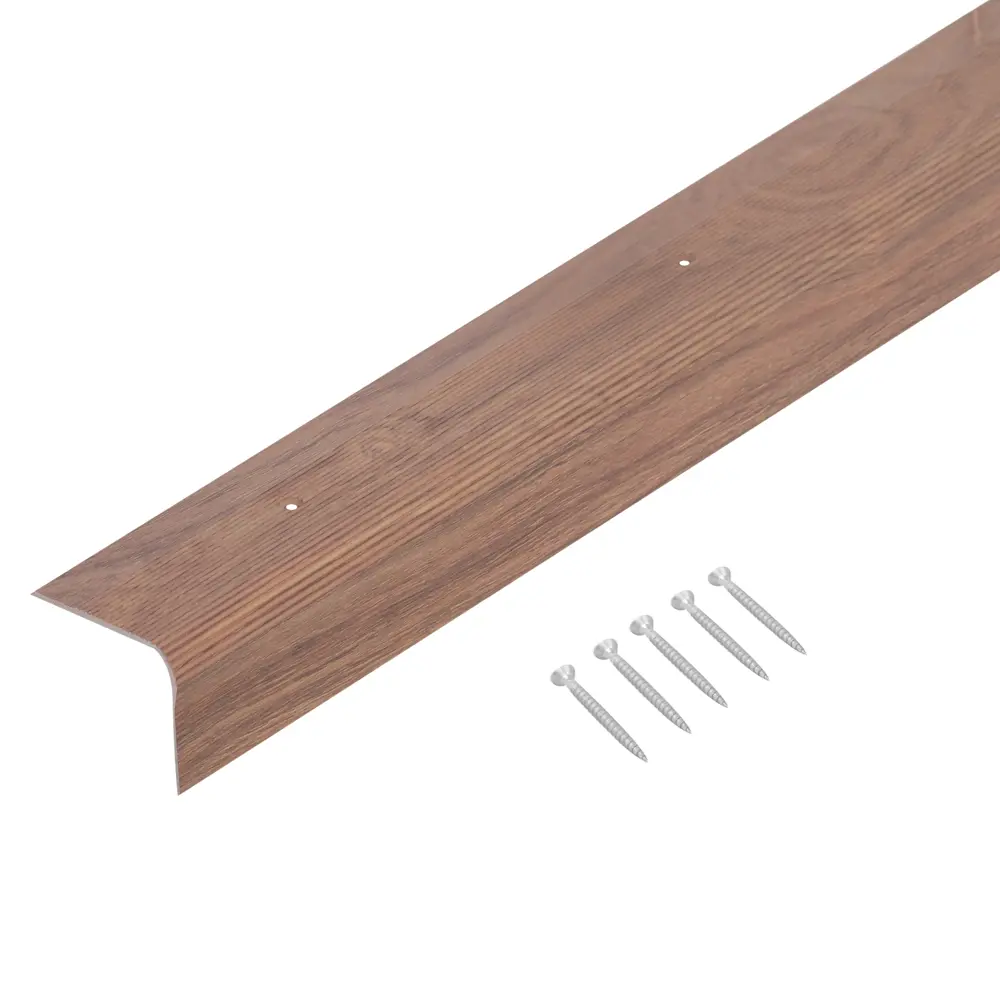 Угловой порог Artens орех 90 см для элегантных стыков 17855398 STLM-0008832