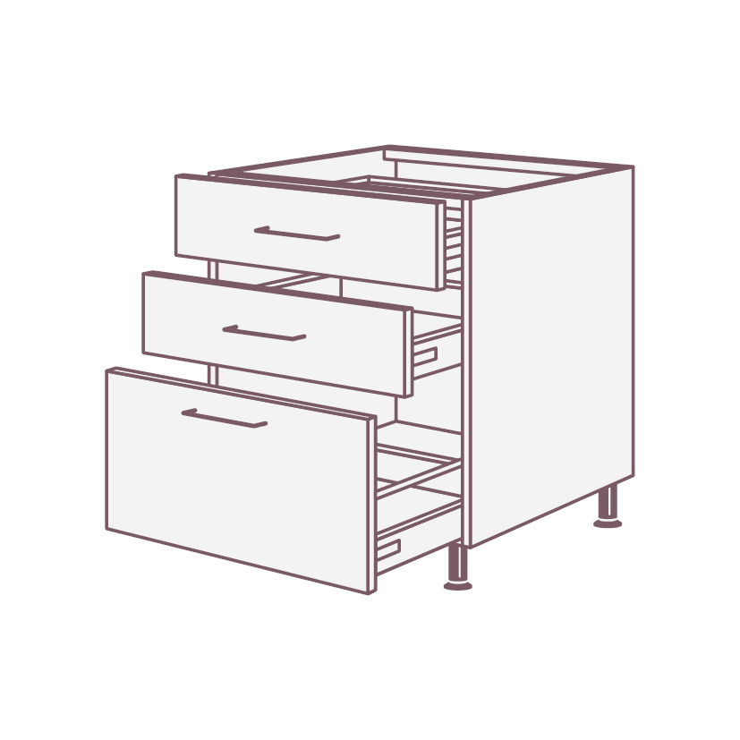 Шкафы напольные  EMN3B SIDAK SIST3061-701