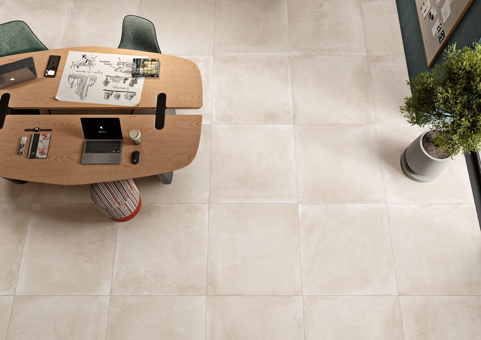 Пол / керамогранит с эффектом цемента Love Tiles Legacy ARCH-00088341 - Вид №13