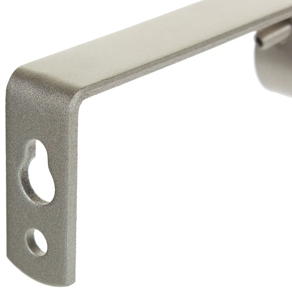 Держатель однорядный простой 9 см цвет матовая сталь INSPIRE STLM-2104619 - Вид №1