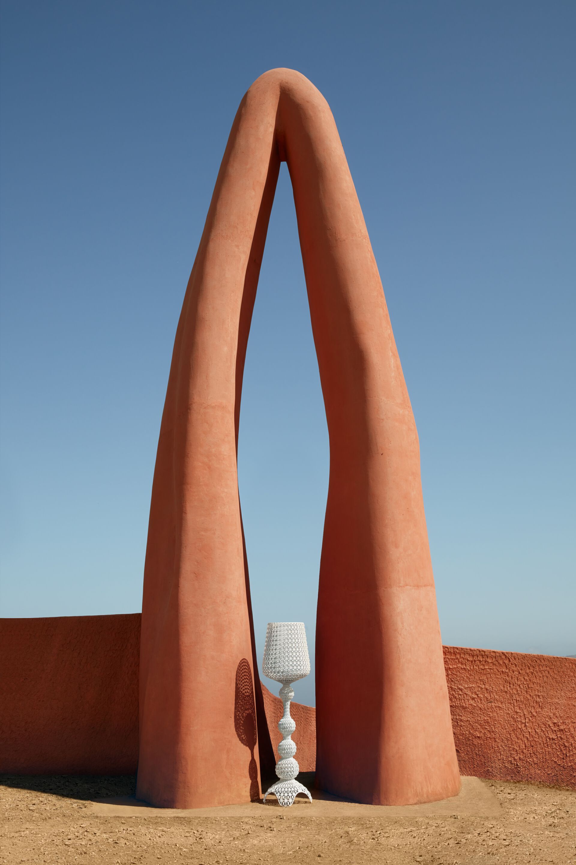 Светодиодный напольный светильник из инженерного пластика с диммером Kartell Кабуки ARCH-00027879 - Вид №28