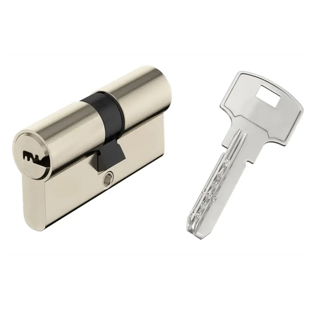 Цилиндр EDS-CYL 35x35 мм ключ/ключ цвет никель EDSON STLM-2048492