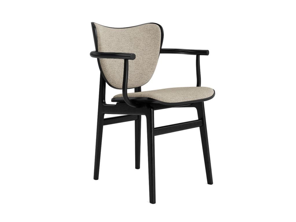 Стул из ткани и дуба с подлокотниками NORR11 Elephant ARCH-00052644 - Вид №3