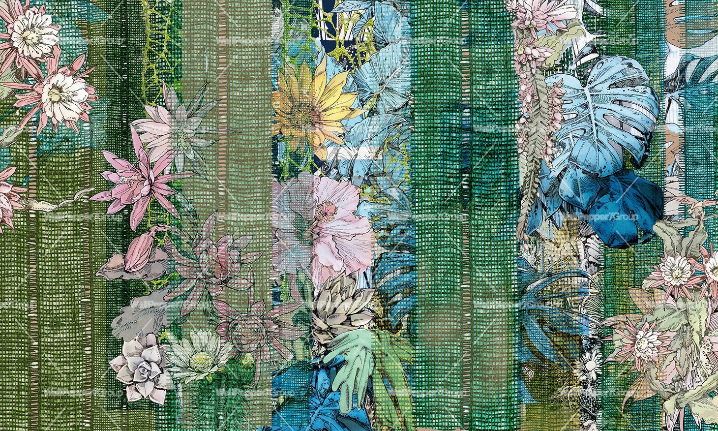 Тропические обои ПВХ бесплатно, ЭКО, моющиеся WallPepper Online SELECTION ARCH-00059482 - Вид №2