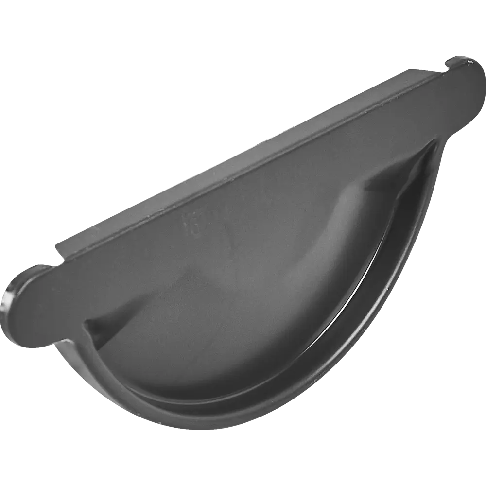 Заглушка желоба сталь 70 мм 170 мм цвет серый ИНТЕРПРОФИЛЬ STLM-2178736