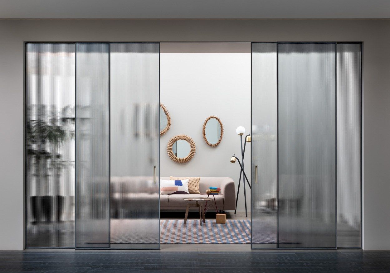 Стеклянная дверь Lualdi раздвижные и поворотные стеклянные системы ARCH-00042338 - Вид №1