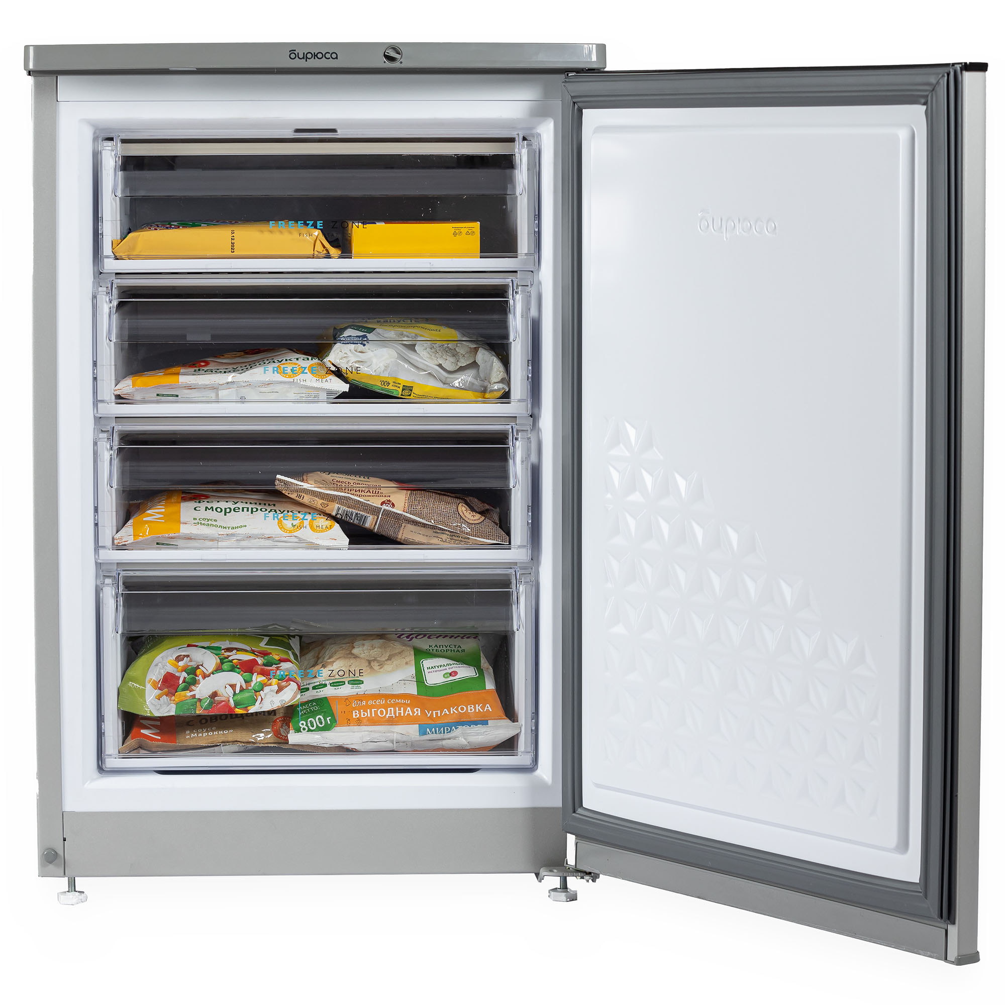 9248620 Морозильный шкаф  Бирюса M514 серебристый STDN-0121259 - Вид №3