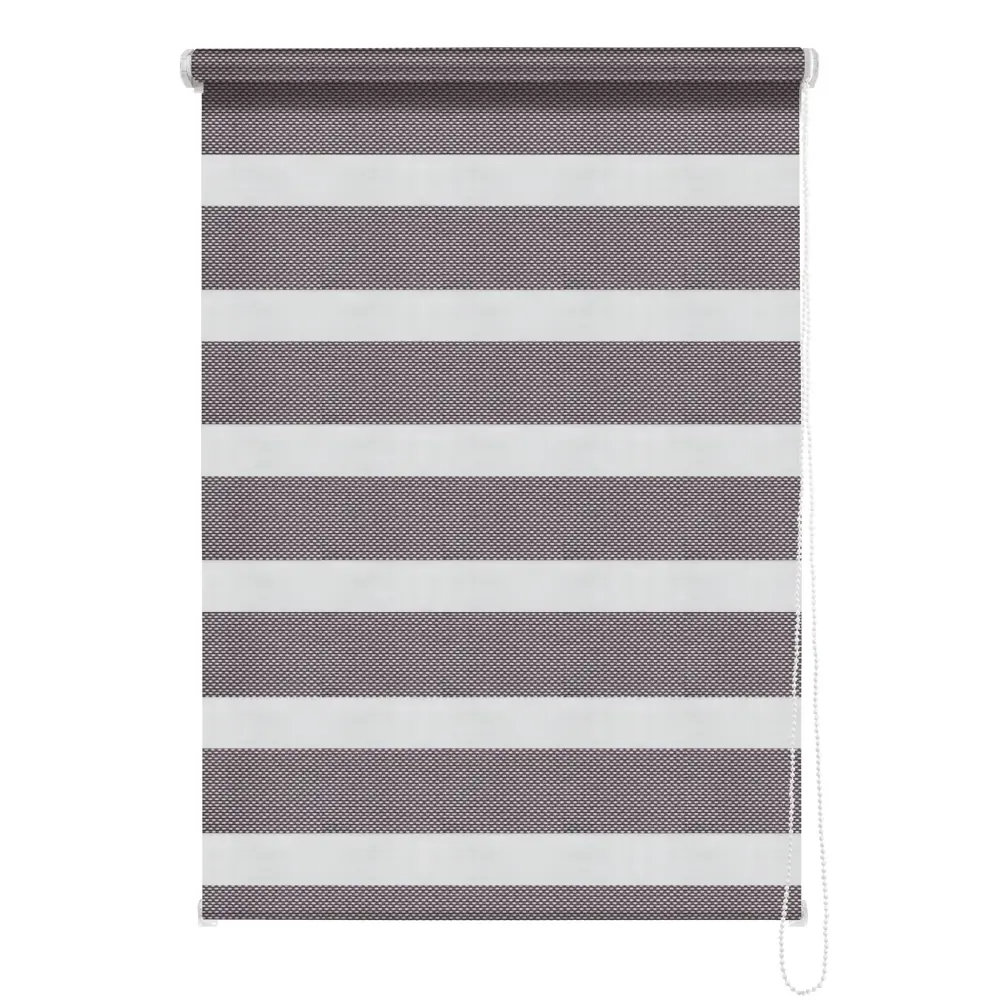 Штора рулонная день-ночь Liza 100x160 см серо-сиреневая MIAMOZA Коллекция 2024г STLM-2188257