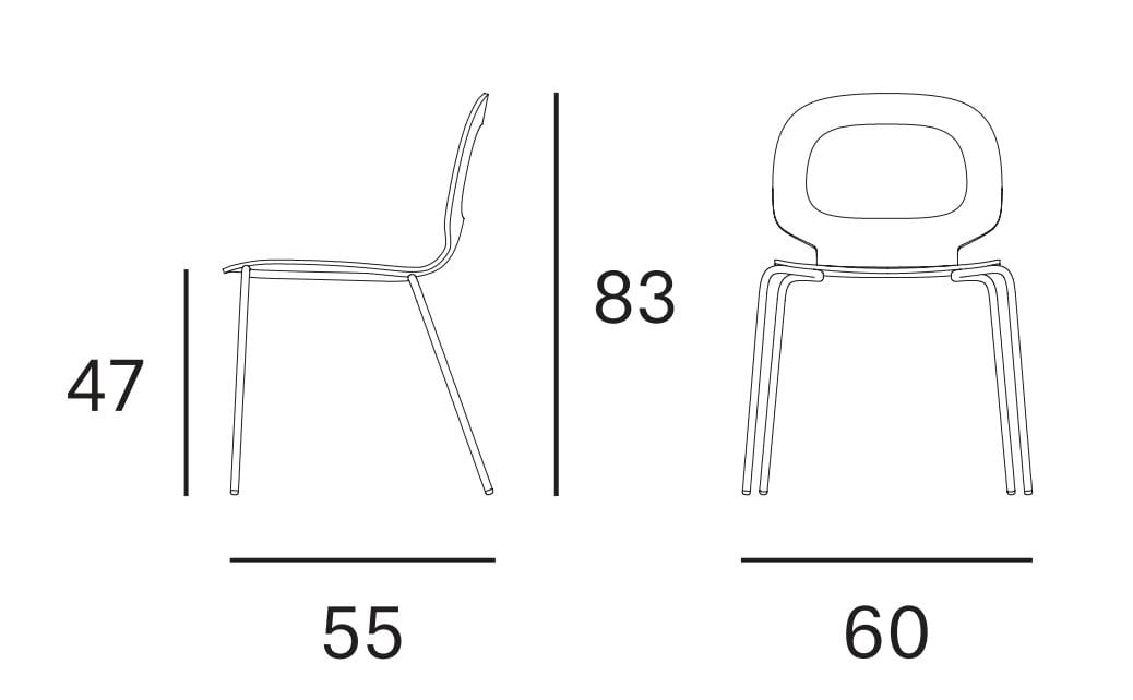 Штабелируемый стул из ясеня Blasco&Vila Halo ARCH-00109933 - Вид №17