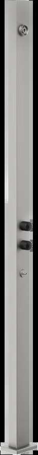 Душевая колонка 63207 239 Gessi Outdoor ПОЧИЩЕННАЯ ЩЕТКОЙ СТАЛЬ