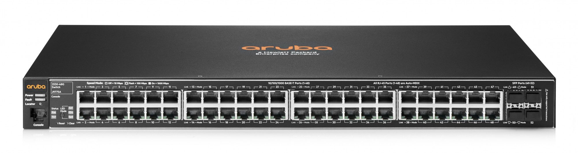 J9775A#ABB Aruba 2530 48g switch (managed, 48*10/100/1000 + 4 sfp, 19") HP Enterprise Santreyd 