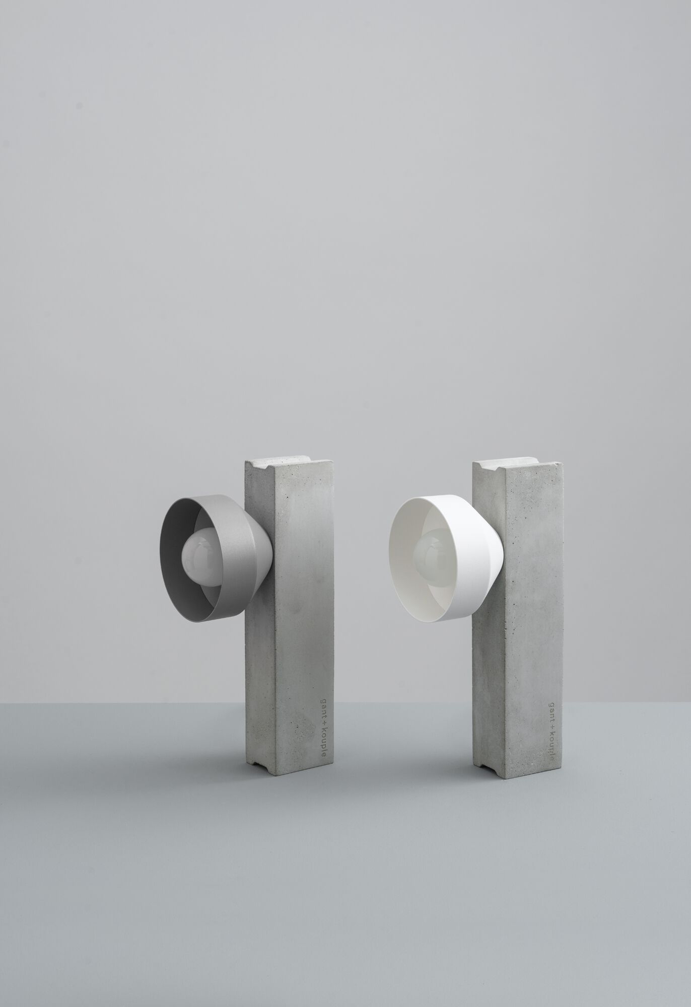 Настенный / настольный светильник из стали с порошковым покрытием и цемента +kouple блок ARCH-00141549 - Вид №4