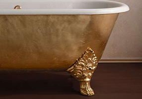 Gentry Home Bexley Cast iron bathtubs with feet Императорский никель GH102166  - Вид №1