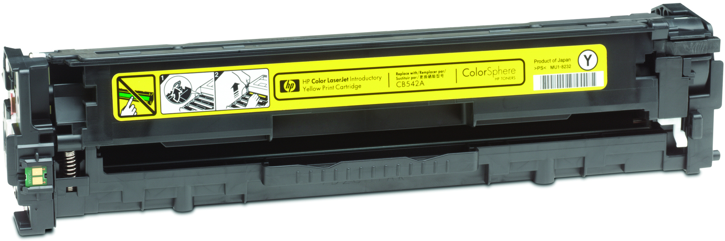 CB542A color laserjet yellow print cartridge HP Santreyd  - Вид №1