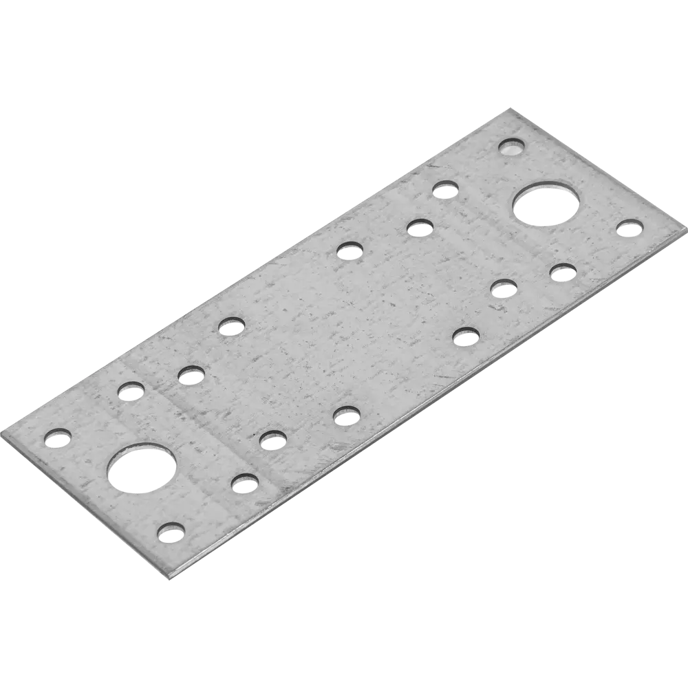 Пластина крепежная оцинкованная 130x1.8x53 мм, 15 шт КРЕПКО-НАКРЕПКО STLM-2018458