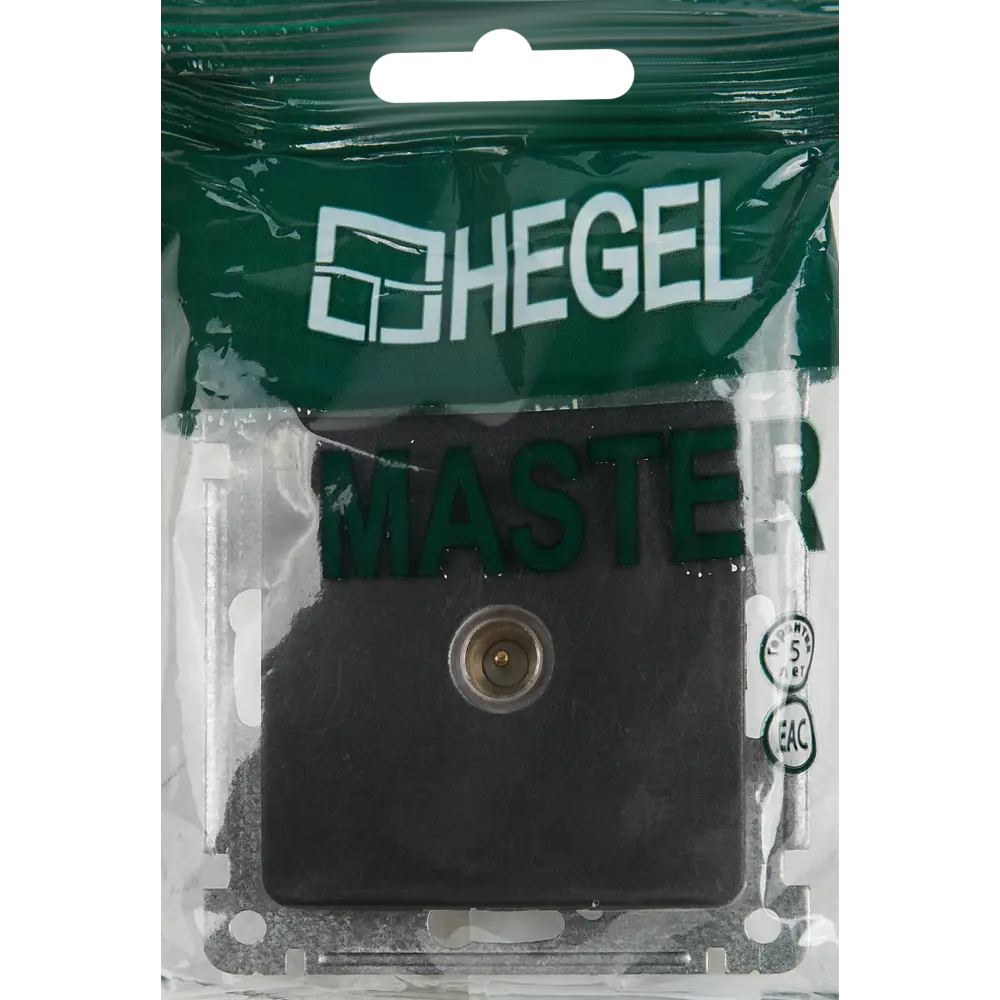 Телевизионная розетка встраиваемая Hegel РСТВ-401-08 цвет черный STLM-2196656 - Вид №5