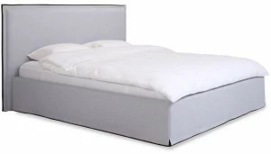 Heavens Двуспальная кровать из ткани с мягким изголовьем Leila