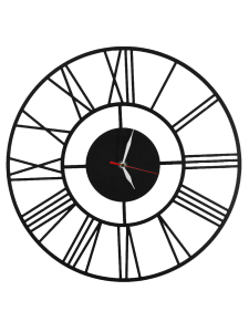 90857058 Часы настенные 35 см цвет черный с 1 рамкой STLM-0412279 КОМЛЕД