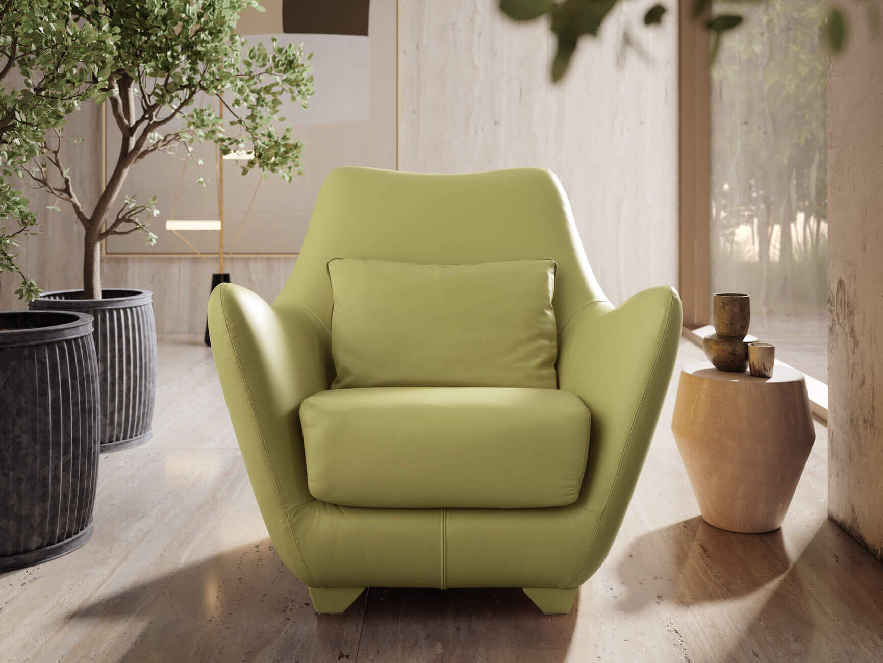 Кресло с подлокотниками VALENTINI MALLOW ARCH-00083169 - Вид №1