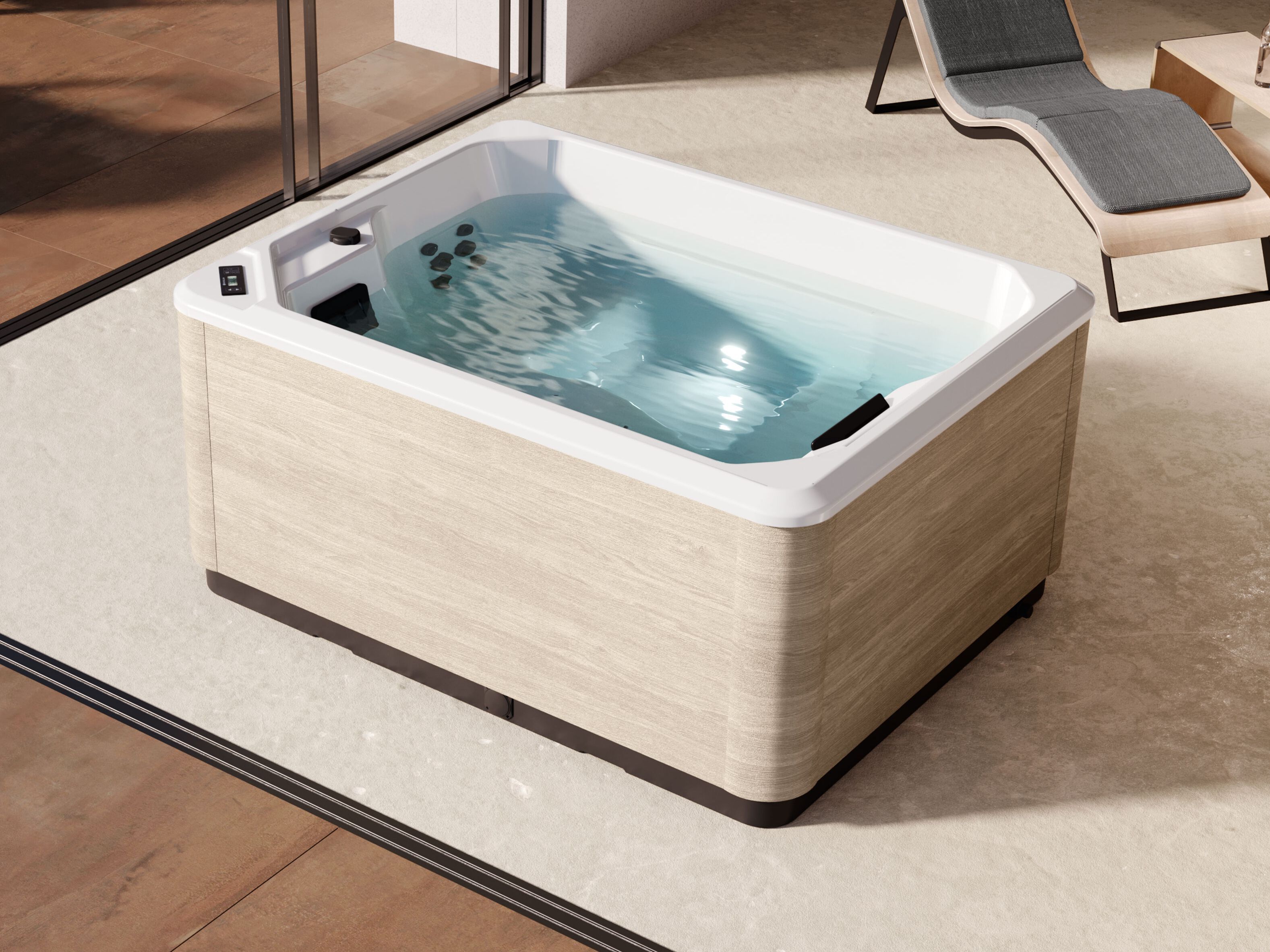 Мини-бассейн с гидромассажем Novellini жизнь ARCH-00031578