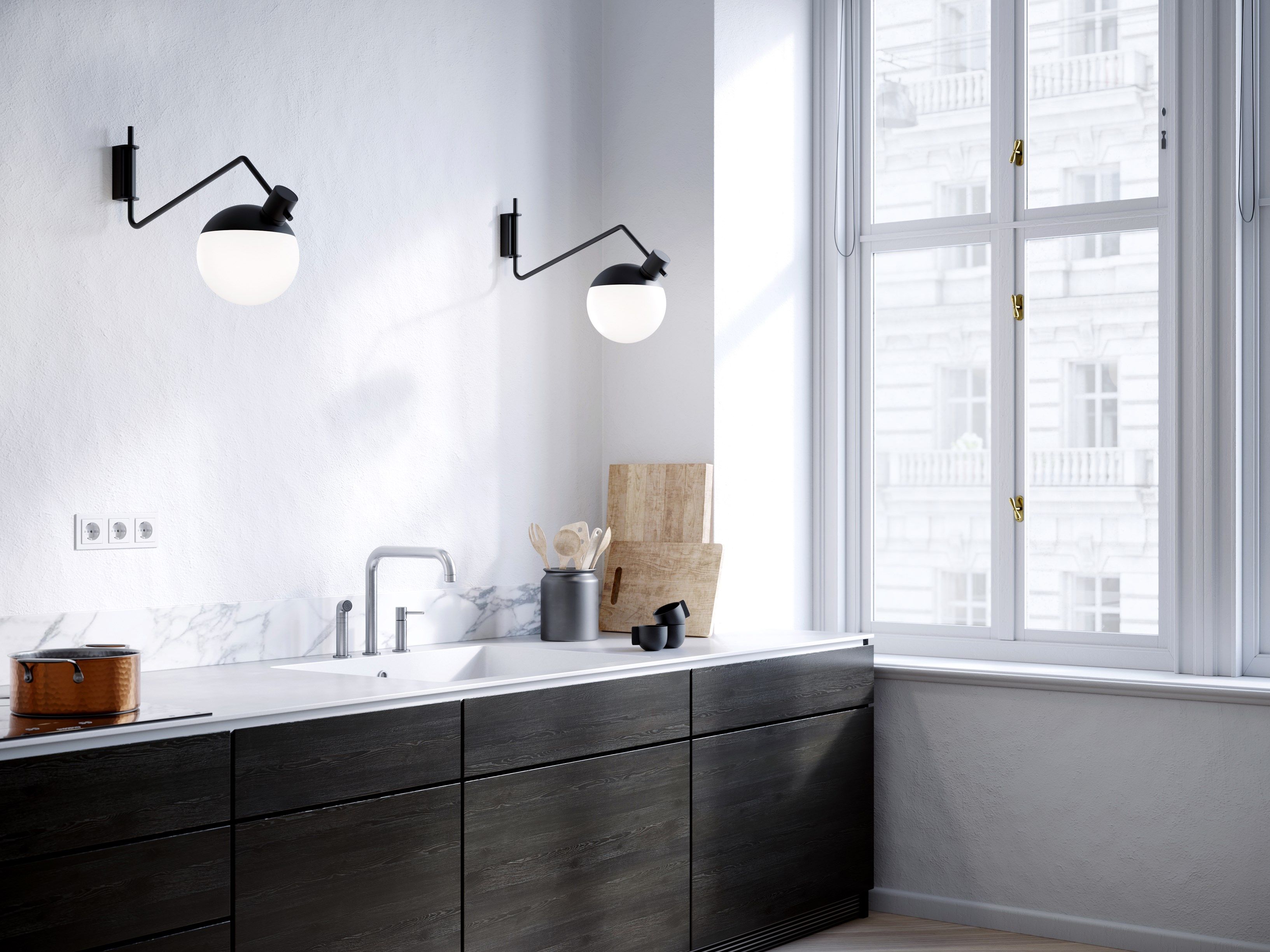 Настенный светильник из дутого стекла Grupa Baluna ARCH-00045806 - Вид №1