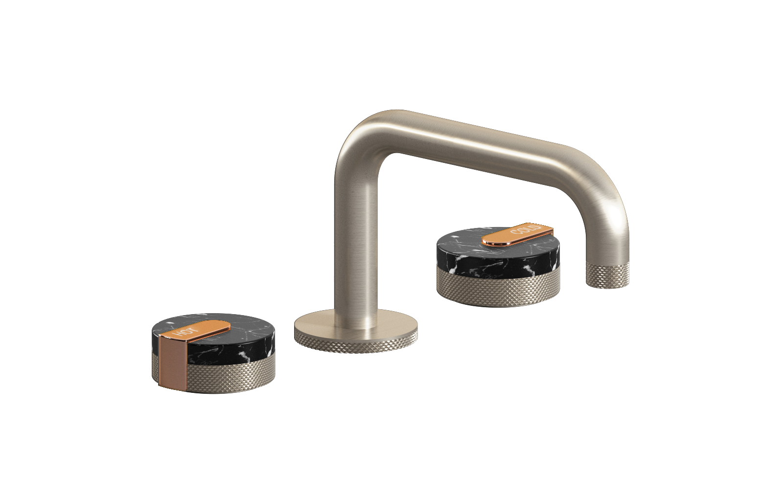 E-11510-R2MB-L1RG-BNi Смеситель для умывальника на 3 отвертия GRAFF MOD+